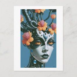 Holunderblüten-Staatsfrau Postkarte