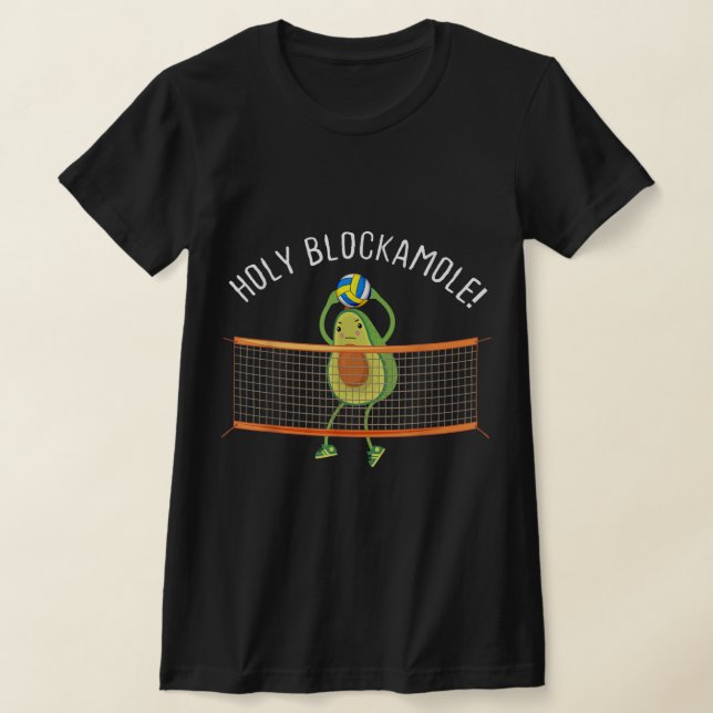 Holy Blockamole Volleyball Niedlich Spaß T-Shirt (Ablage )