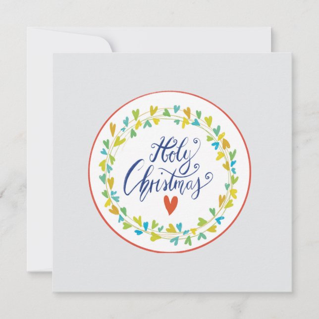 holy christmas card karte (Vorderseite)