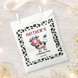 Holy Cow! 1st Birthday | Animal First Birthday Geschenktütchen