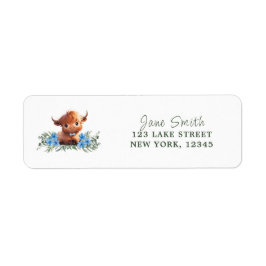 HOLY COW HIGHLAND MODERN BLAUE BABY DUSCHE