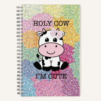 Holy Cow Spiral Notebook Notizbuch