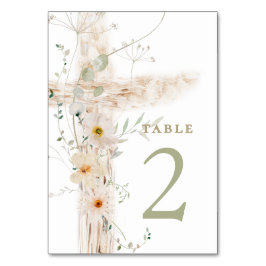 Holy Cross design | table number 2 Tischnummer