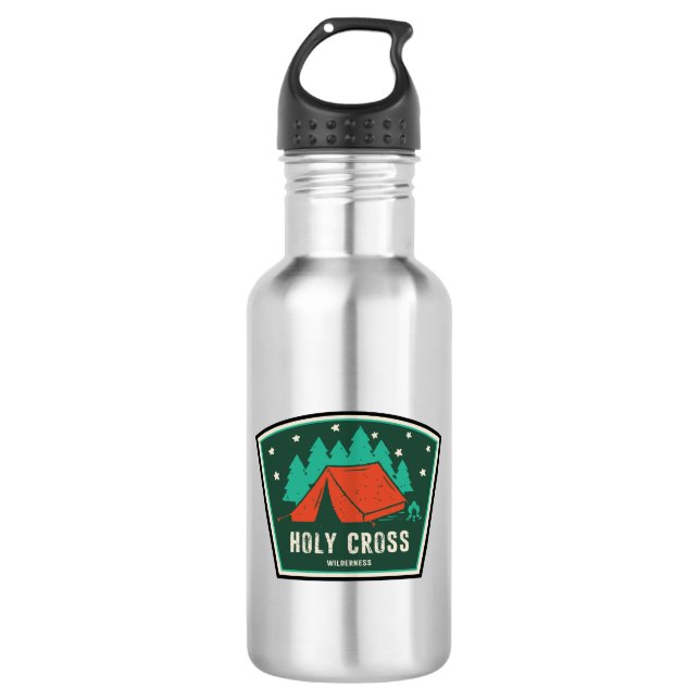 Holy Cross Wilderness Colorado Camping Edelstahlflasche (Vorderseite)