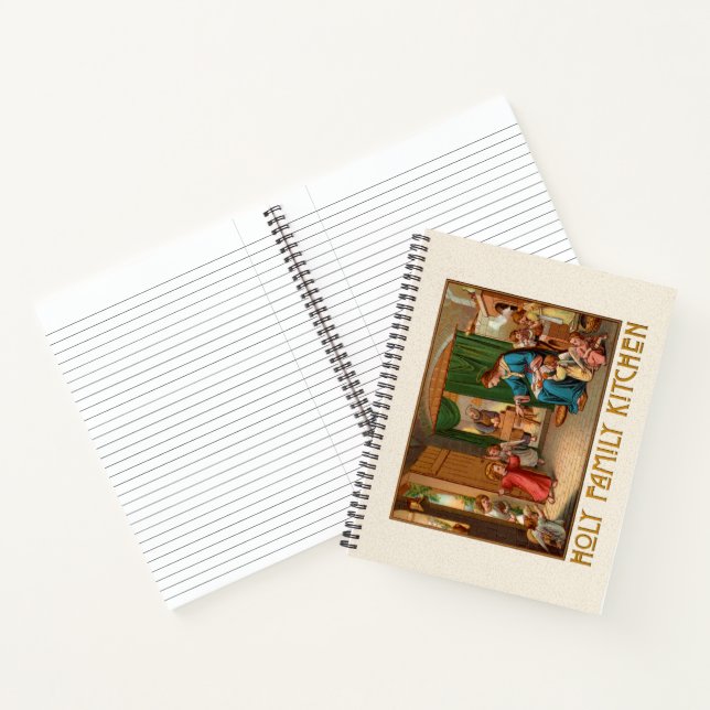Holy Family Kitchen Spiral Notebook Notizbuch (Innenseite)