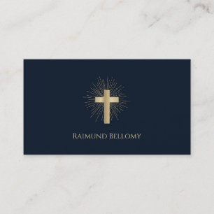 Holy-Gold-Cross-Visitenkarte Visitenkarte