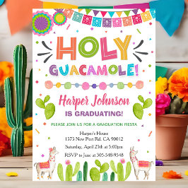 Holy Guacamole Graduation Fiesta Invitation Einladung