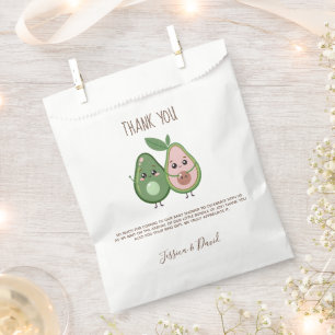 Holy Guacamole Pink Avocado Baby Dusche Geschenktütchen