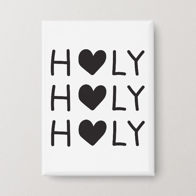 holy holy holy  button (Vorderseite)