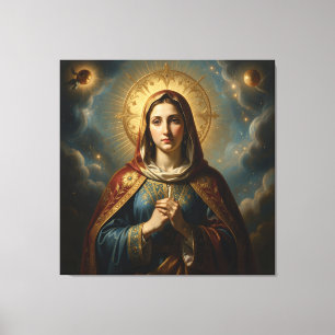 Holy Mother of God – Divine Love & Protection´9 Leinwanddruck