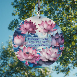 Holy Pink Lotus Pond of Spiritual Birth Awakening Windspiel