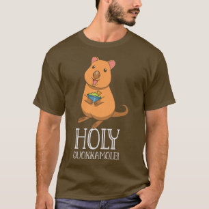 Holy Quokkamole Guacamole Quokka Avocado Wildlife T-Shirt