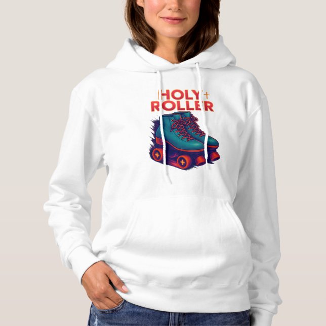 Holy Roller Skates - Christlich Hoodie (Vorderseite)