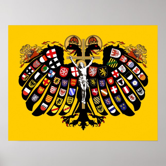 Holy Roman Empire Flag Poster (Vorne)