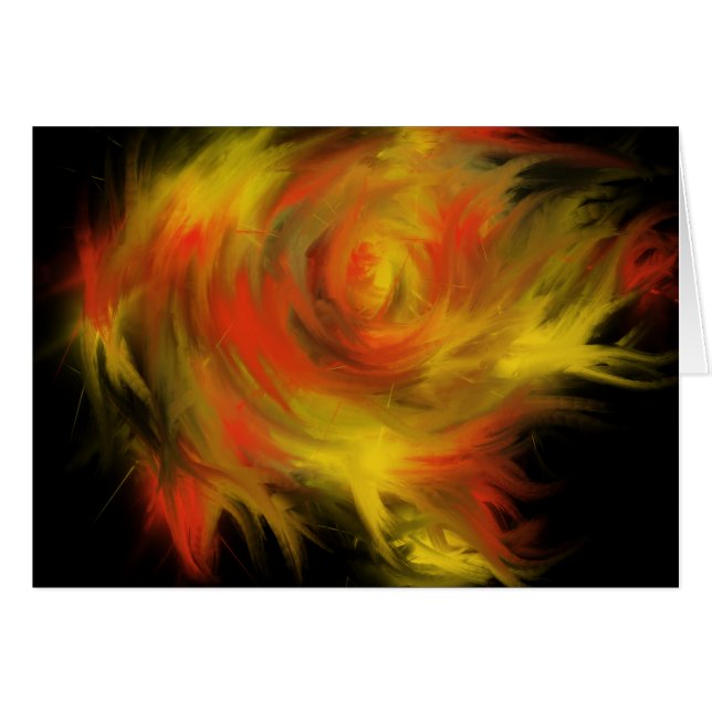 Holy Spirit Fire Christian Worship Art Painting (Vorderseite (Horizontal))