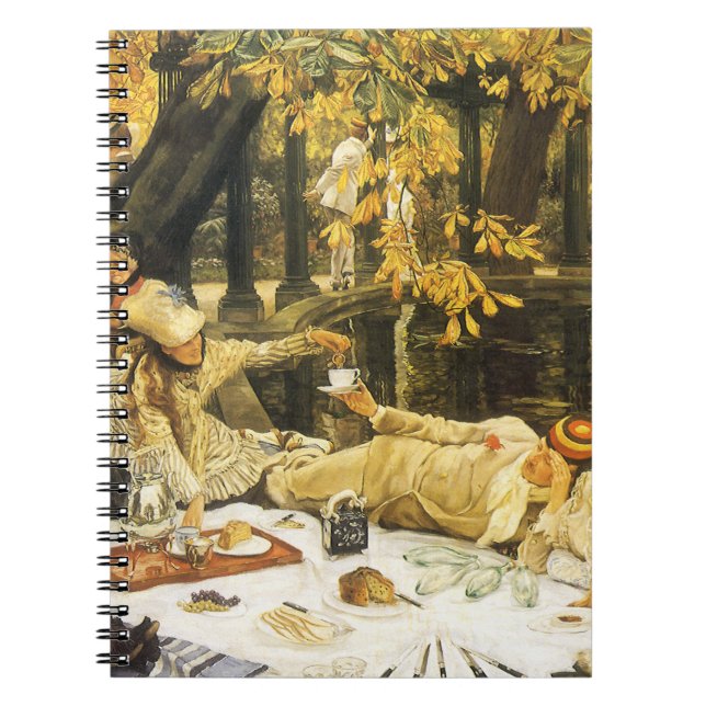 Holyday, the Picnic by James Tissot, Viktorianisch Notizblock (Vorderseite)