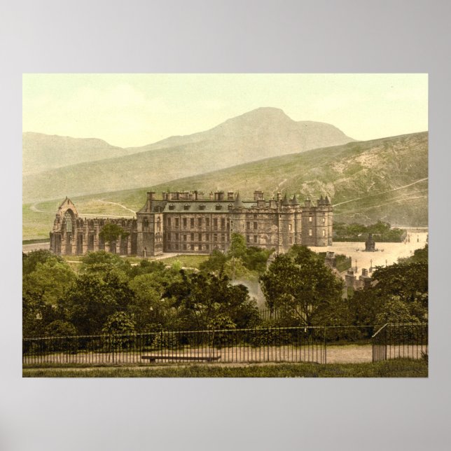 Holyrood Palace, Edinburgh, Schottland Poster (Vorne)