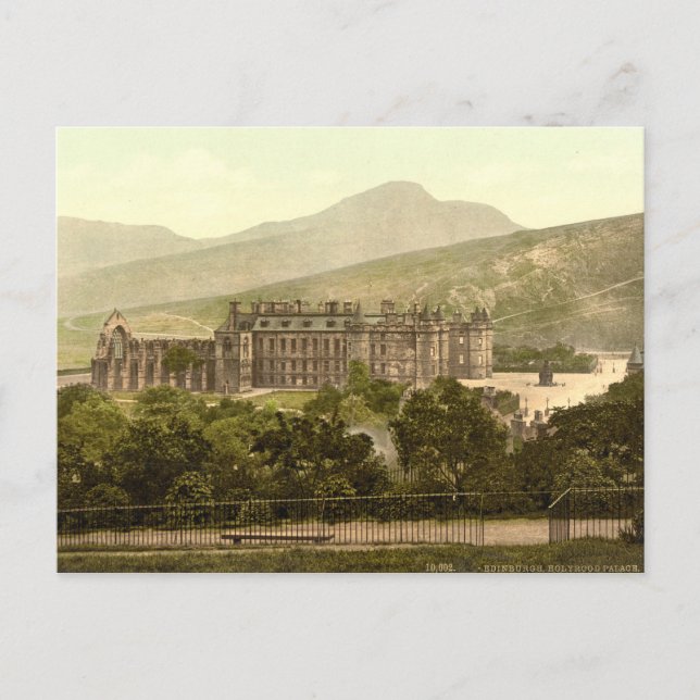 Holyrood Palace, Edinburgh, Schottland Postkarte (Vorderseite)