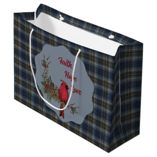 Holyrood Scottish Clan Tartan Kardinal Große Geschenktüte