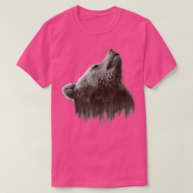 Holys Bear Night Men T-Shirt (Design vorne)