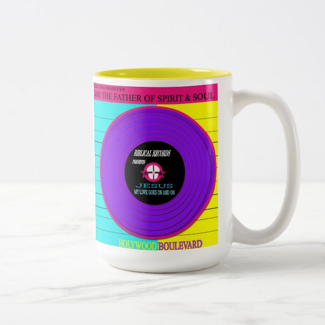 HOLYWOOD BOULEVARD-TASSE ZWEIFARBIGE TASSE (Rechts)