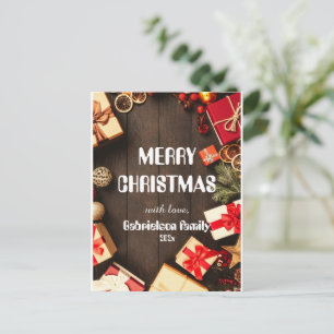 Holz elegante Familie Weihnachten anpassen