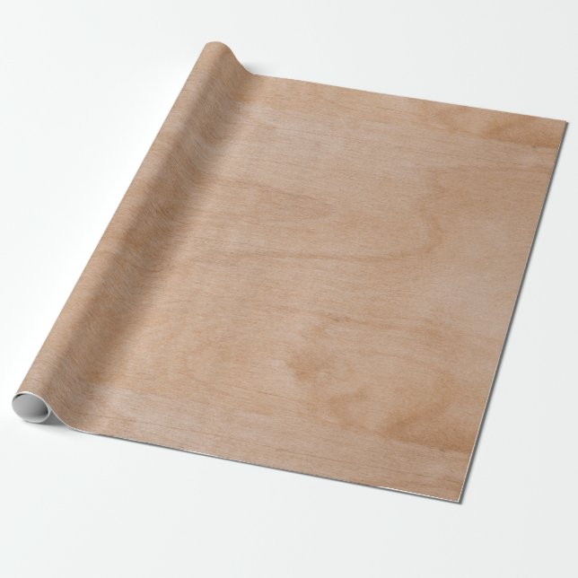 Holz Geschenkpapier (Ungerollt)