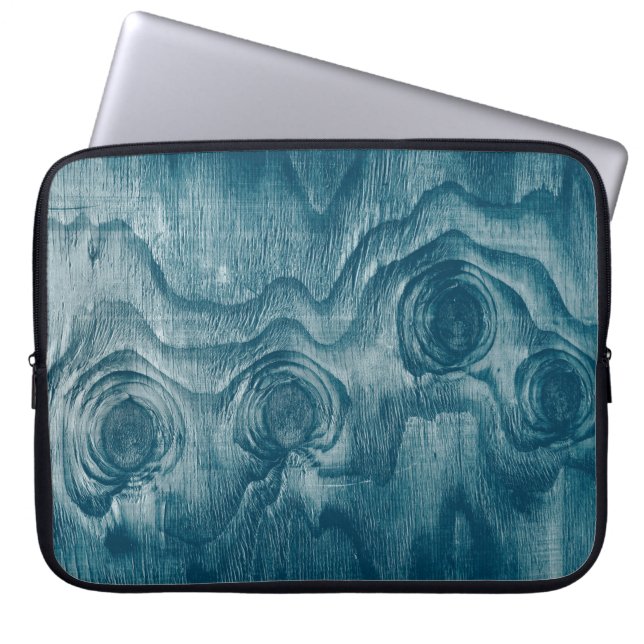 Holz Grain Knot Texture Laptopschutzhülle (Vorderseite)