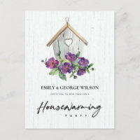 HOLZ HOLZ BLUMEN VOGELHAUS HAUSEINWEIHUNGSPARTY