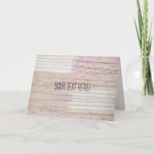 Holz Holzoptik Ihre Text Grußkarte Karte