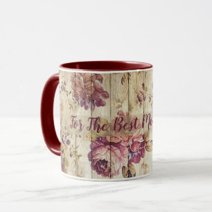 Holz individualisieren Rose Moderne, populäre Blüt Tasse