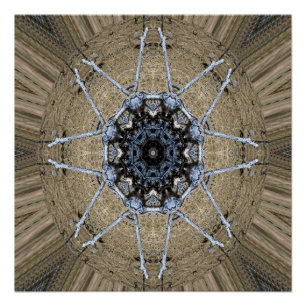 Holz Mandala... Poster