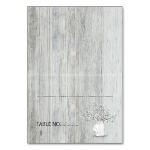 Holz-Mason-Glas und Baby's Breath rustikale Hochze Tischnummer