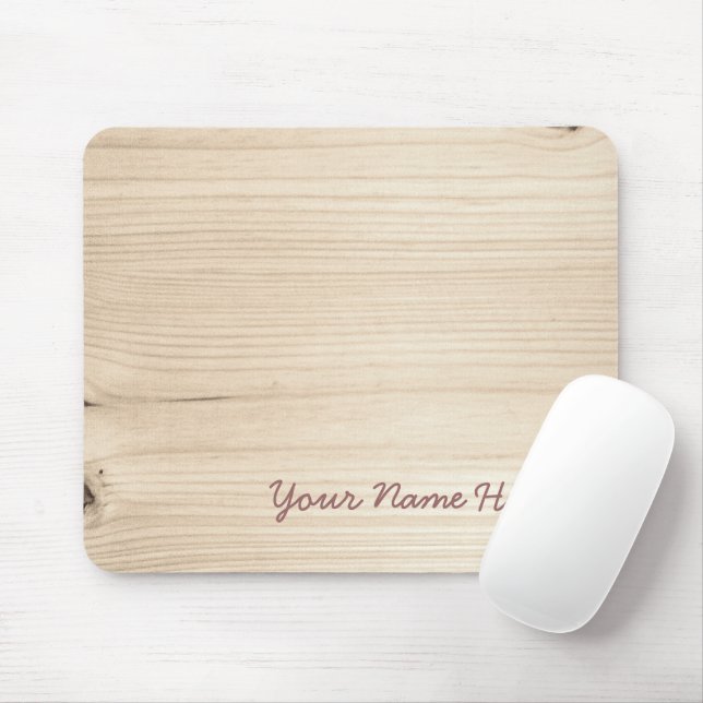 Holz Mousepad (Mit Mouse)
