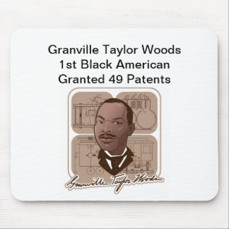 Holz-Produkte Granvilles T mit Text u. Foto #600 Mousepad