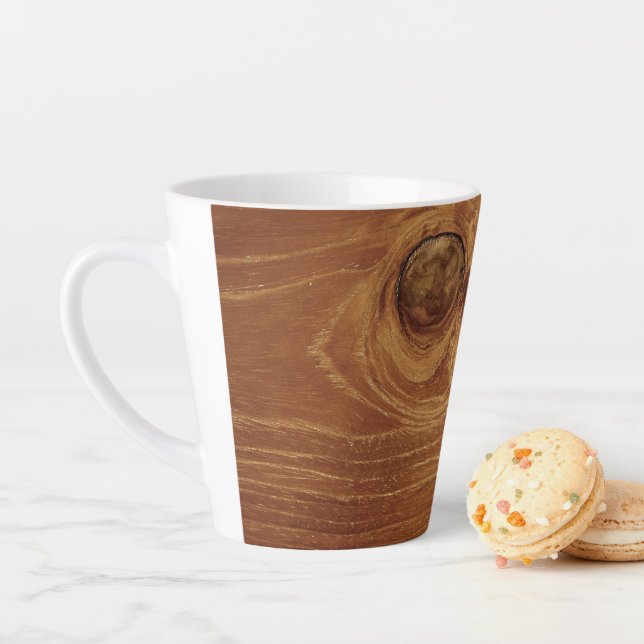 Holz Rustikaler Teakholz Textur Holz Getreide Foto Milchtasse (Beispiel)