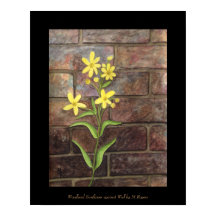 Holz Sonnenblumen Kunstdrucken