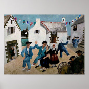 Holz - Tanzende Matrosen Poster