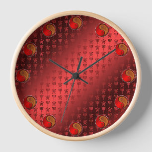Holz Tiger Uhr