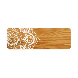 Holz und Mandala