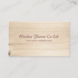 Holz Visitenkarte