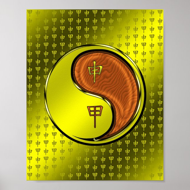 Holzaffe Poster (Vorne)
