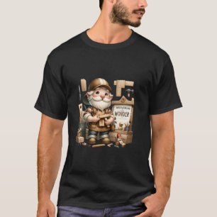 Holzarbeiten Gnom Opa für Männer Holzarbeiter Carp T-Shirt