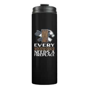 Holzarbeiter Holzarbeiten Geschenk Thermosbecher