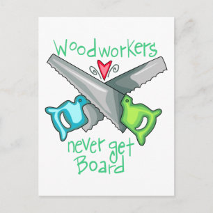 Holzarbeiter Postkarte