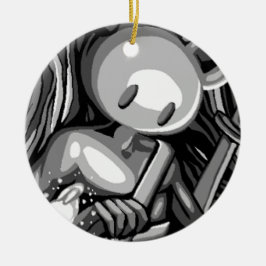 Holzbär Keramik Ornament
