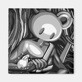 Holzbär magnet