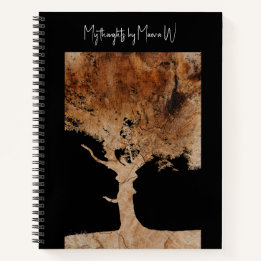 Holzbaum Notizbuch