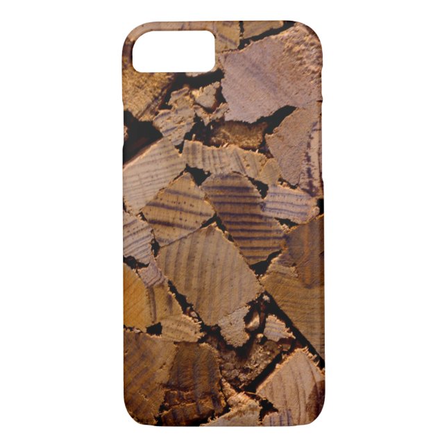 Holzbaumholz rustikales Holzbaumholzmuster Case-Mate iPhone Hülle (Rückseite)