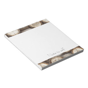 Holzbaumhütte Weihnachten Notizblock